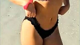 Real girls in bikinis beach compilation showcase