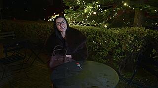 I was such a good girl all year!! Santa rewards with hot cumshot present in perfect body