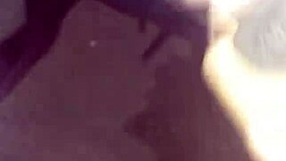 quick wet blowjob from pretty latina teen wife in abandoned bathroom