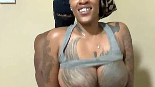 Big Ass Braces Ebony Workout Assfucked by BBC