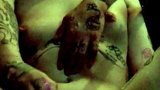 bound slave locked in cage takes rough domination toys full video