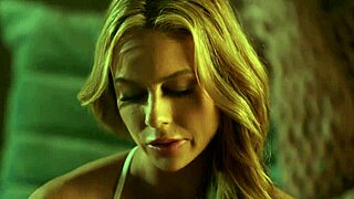 Blonde vixen summer deepthroats rides and takes facial from clever seductress play