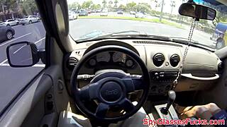 Euro Beauty Bent Over Doggystyle on Hidden Spycam POV