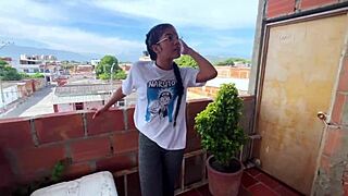 Training perfect body morena fitness latina rough in homemade POV