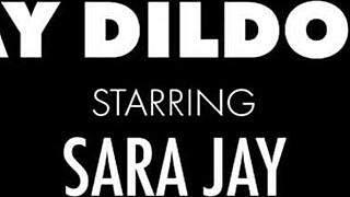 Sara Jay Raids Pussy with Huge BBC Dildo Toy