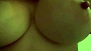 artemisia love shakes her huge natural italian milf tits in slow motion bounce