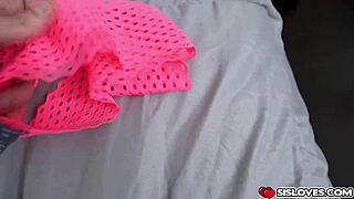 Seductive petite brunette teen alexis dean fucks huge penis hardcore