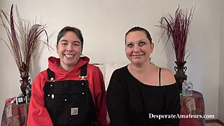 Desperate amateur teen milfs with big tits beg for monster cock in shy casting compilation!