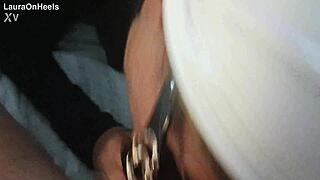 yo preview time milf in shades drops to her knees for that deep pov blowjob swallow cumshot 😎🍆💦