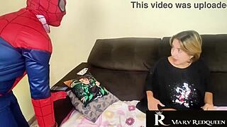 i thought it was spider-man cosplay but ended up giving my ass to venom bbc