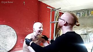 She starts bound backstage feet bare pierced small tits then device bondage hits her with nonstop orgasms