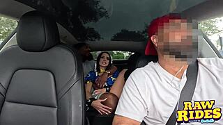 Brunette Cutie Cosplays CHUN-LI Fucks BBC Facial Rideshare Comic Con