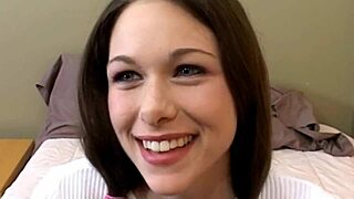 Sweet 18+ teen bares all in raw porn casting