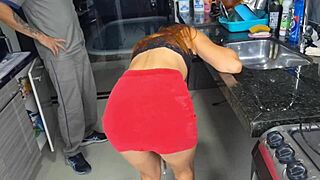 hot latina wife calls plumber no panties outdoor jeans