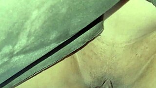 he bends over his buddy's busty latina wife for a close-up doggystyle pounding on her huge pussy lips