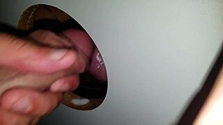 Girlfriend Caught Draining Massive Loads at Gloryhole While I Watch