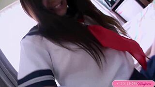 Shy Schoolgirl Yukari's Wet Pussy Fucked Hard By Casting Agent
