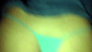 venezolana colombiana bends over for rough pussy fuck while watching tv
