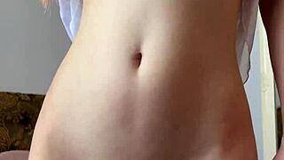 cute 18yo teen fingers shaved pussy to wet orgasm
