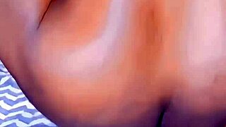 Whoa this small cock ebony shemale gets wild at home alone 😈🍑🔥 homemade fun with teasing moves and toys