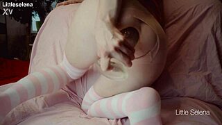 petite homemade anal fisting with huge toy stretches gaping asshole wide