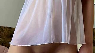 cute 18yo teen fingers shaved pussy to wet orgasm
