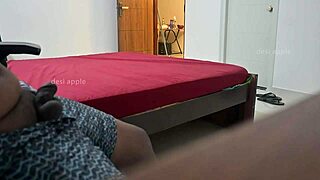 poornima the maid gets surprised by massive dick flashing