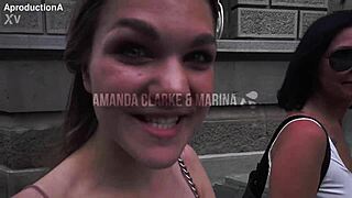 imagine pissing squirting all day outdoors with amanda clarke marina toilet fun