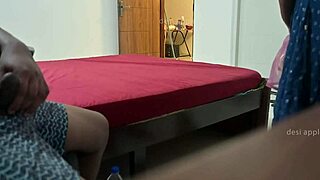 poornima the maid gets surprised by massive dick flashing