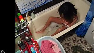barely legal stepsis secretly fingers her tight 18yo pussy on cam
