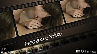 Blonde Portuguese Amateur Wife Sucks Husband Cock With Tits