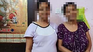 bengali bhabhi's first threesome with zomato delivery boy's huge cock