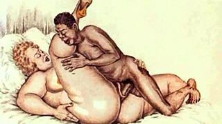 vintage erotic drawings got me throbbing with hairy lust!!