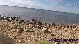 watch strangers grope my wife fucking my cock on nude beach