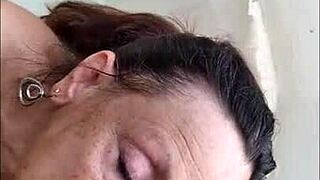 pov mature hotwife candi annie milks huge cock poolside nudist