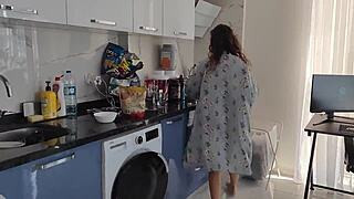young stepmommy we cant be late just quick assfucking to mouth on big cock pov