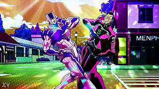 jojo's wild adventure op 5 diu gets bizarrely hot 😈🔥