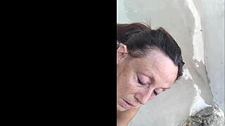 pov mature hotwife candi annie milks huge cock poolside nudist