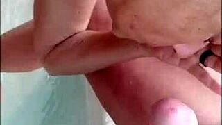 pov mature hotwife candi annie milks huge cock poolside nudist