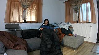 Milfycalla masturbates in down jackets preview