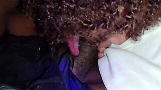 Brunette prostitute swallows giant cock licking balls swing party