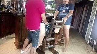 three some fucking the neighbours daughter in doggystyle