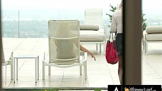 Does cherie devour samantha rone's tight pussy?