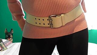 busty tranny jerks off on webcam in hot show
