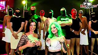 Deutsche Dicke Titten Amateur Creampie Gangbang At Swinger Party