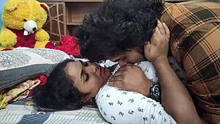 two lovers share an intense passionate moment
