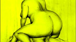 Vintage erotic drawings