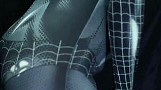 bokep indo ngentotin cewek indo spiderman cosplay memeknya becek parah