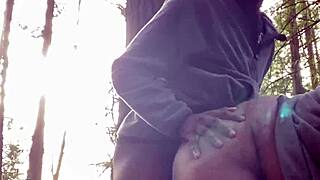 Raw Pussy Pounding In The Forest
