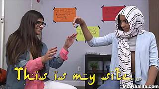 Mia Khalifa Busty Arab Pornstar Trains Her Muslim Friend